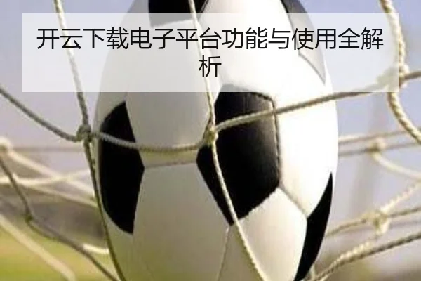 开云下载电子平台功能与使用全解析